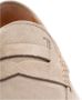 TOD'S Beige Suède Penny Bar Loafers Beige Heren - Thumbnail 5