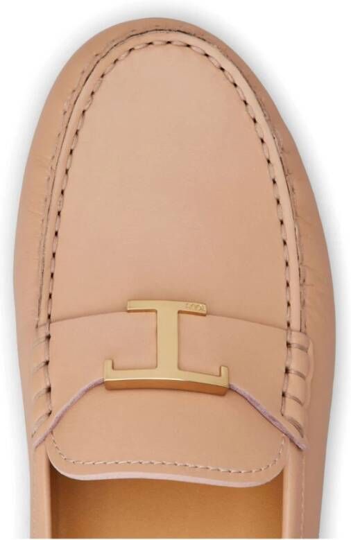 TOD'S Beige Platte Schoenen Beige Dames