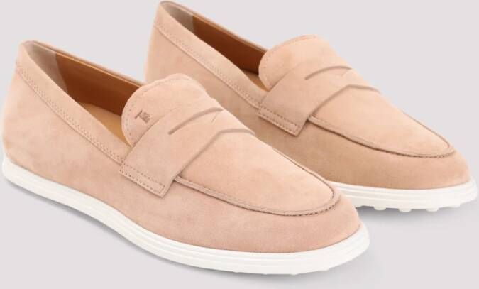 TOD'S Beige Rosato Loafers voor dames Pink Dames