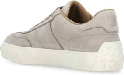 TOD'S Beige Sneakers van Pebbleleer Beige Heren