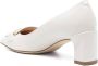 TOD'S Beige Square Toe Low Block Heel White Dames - Thumbnail 3