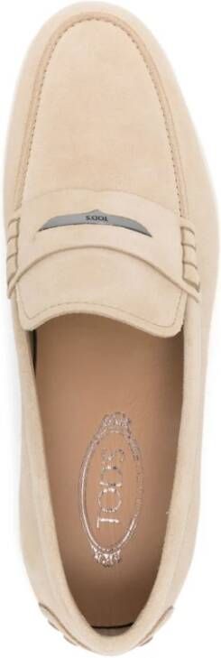 TOD'S Beige Studs Leren Sandalen Beige Heren