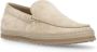 TOD'S Beige Suède Loafer met Logo Detail Beige Heren - Thumbnail 6