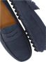 TOD'S Suède Casual Loafers Blue Heren - Thumbnail 6