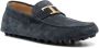 TOD'S Blauwe Leren Penny Loafer Schoenen Blue Heren - Thumbnail 2