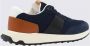 TOD'S Blauwe Leren Sneakers Blue Heren - Thumbnail 2