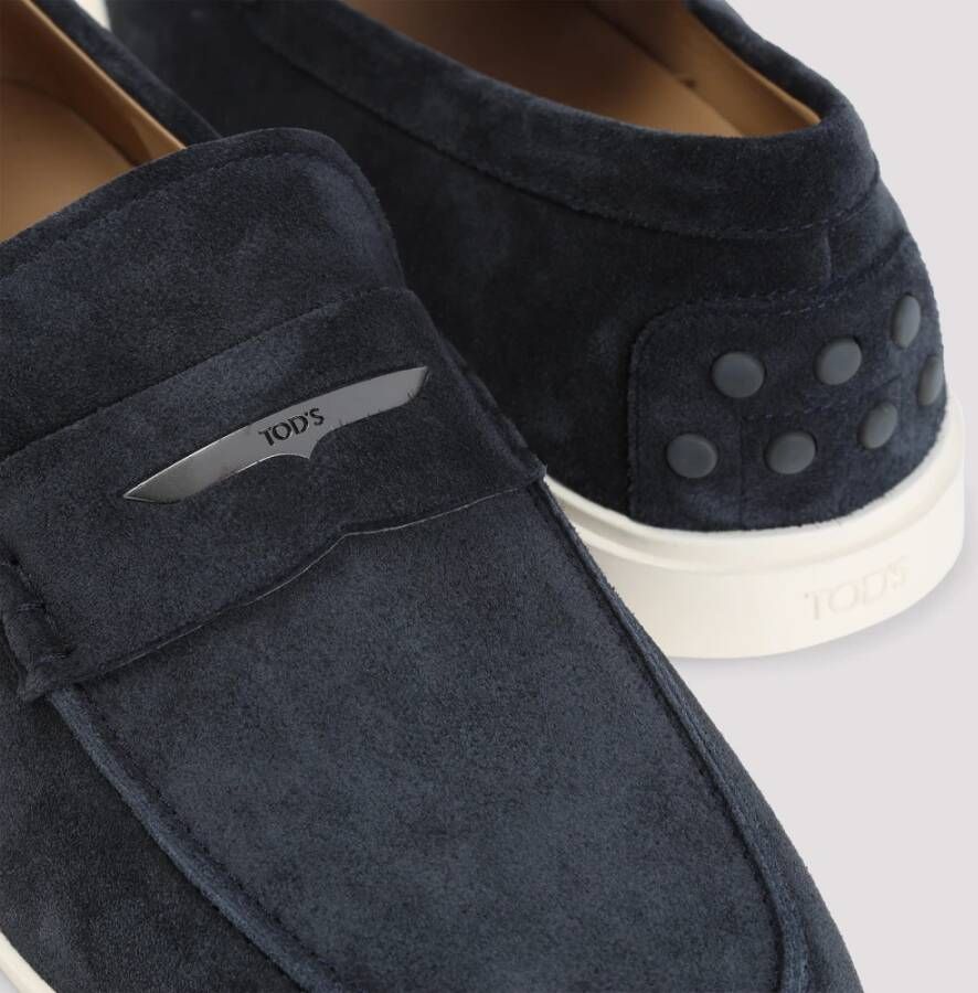 TOD'S Blauwe Loafers voor Mannen Blue Heren