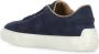 TOD'S Blauwe Pebble Leren Sneakers Blue Heren - Thumbnail 4