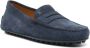 TOD'S Blauwe platte zool penny slot schoenen Blue Dames - Thumbnail 2