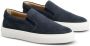 TOD'S Blauwe Slip-On Sneakers met Logo Ingedrukt Blue Heren - Thumbnail 2