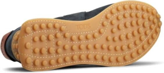 TOD'S Blauwe Sneakers van Korrelleer Paneeldesign Blue Heren