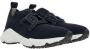 TOD'S Blauwe Stretch Gebreide Slip-On Sneakers Blue Dames - Thumbnail 2