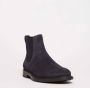 TOD'S Blauwe Suède Chelsea Boots met Elastiek Blue Heren - Thumbnail 2