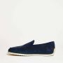 TOD'S Blauwe Suède Loafer Schoenen Blue Heren - Thumbnail 3