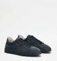 TOD'S Blauwe Suede Sneakers met Minimalistisch Design Blue Heren - Thumbnail 5