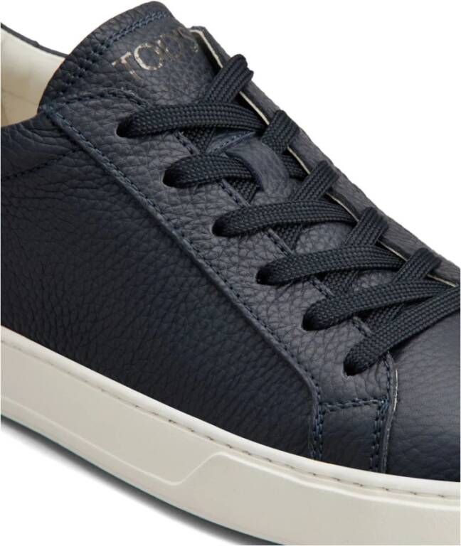 TOD'S Blauwe Vetersneakers Doos Blue Heren