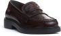 TOD'S Bordeaux Leren Loafer Schoen Red Dames - Thumbnail 2