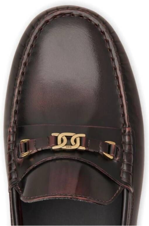 TOD'S Bordeaux Loafers Brown Dames