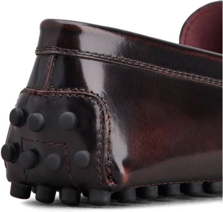 TOD'S Bordeaux Loafers Brown Dames