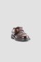 TOD'S Bourgondische Leren Derby Schoenen Brown Dames - Thumbnail 2