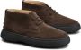 TOD'S Bruin Leren Woestijnlaarzen Vetersluiting Brown Heren - Thumbnail 2