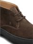 TOD'S Bruin Leren Woestijnlaarzen Vetersluiting Brown Heren - Thumbnail 5