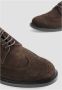 TOD'S Bruin Suède Leren Derby Brogues Brown Heren - Thumbnail 5