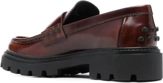 TOD'S Bruine Casual Loafers voor Vrouwen Brown Dames