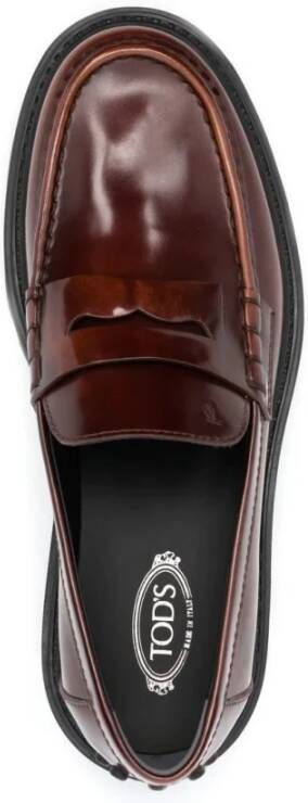 TOD'S Bruine Casual Loafers voor Vrouwen Brown Dames