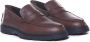 TOD'S Bruine Leren Loafers Rubberen Zool Italië Brown Heren - Thumbnail 2