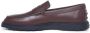 TOD'S Bruine Leren Loafers Rubberen Zool Italië Brown Heren - Thumbnail 4