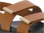 TOD'S Bruine Leren Sandalen met Klittenbandsluiting Brown Dames - Thumbnail 6