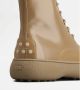 TOD'S Bruine leren veterschoenlaars Brown Dames - Thumbnail 4