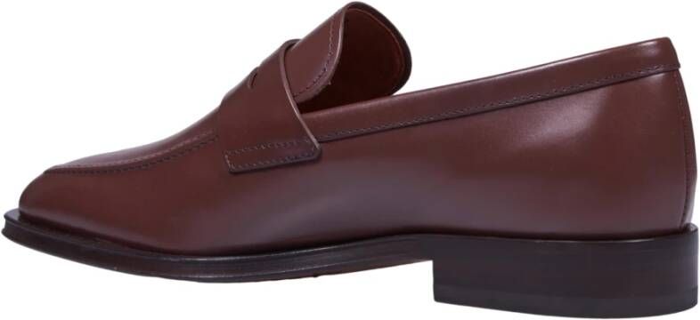 TOD'S Bruine Loafer Schoenen voor Mannen Brown Heren