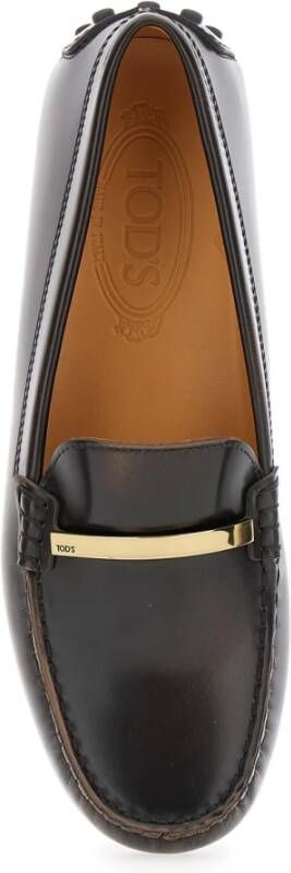 TOD'S Bruine Mocassin Platte Schoenen Brown Dames