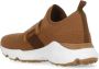 TOD'S Bruine Sneakers met Leren Kettingdetail Brown Dames - Thumbnail 4