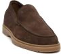 TOD'S Bruine Suède Loafer Rubberen Zool Brown Heren - Thumbnail 2