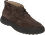 TOD'S Bruine Suède Loafers Brown Heren - Thumbnail 2