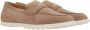 TOD'S Bruine Suède Penny Loafer Schoenen Beige Dames - Thumbnail 2