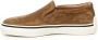 TOD'S Bruine Suède Platte Schoenen met Monogram Brown Heren - Thumbnail 4