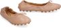 TOD'S Bubble leren ballet flats met rubberen noppen Beige Dames - Thumbnail 2