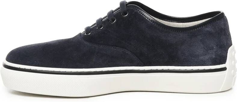 TOD'S Casual Stoffen Sneakers Blue Heren