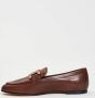 TOD'S Casual Zakelijke Leren Mocassin Brown Dames - Thumbnail 3