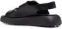 TOD'S Casual Zwarte Leren Sandalen Black Dames - Thumbnail 3