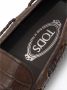 TOD'S City Gommino Cocco Print Mocassin Brown Heren - Thumbnail 5