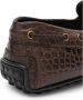 TOD'S City Gommino Cocco Print Mocassin Brown Heren - Thumbnail 6