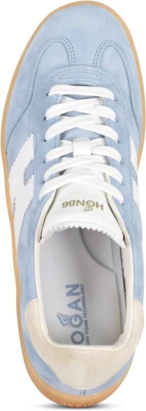 TOD'S Coole Nappalederen Sneakers Blue Heren