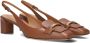 TOD'S Dames Hakken Slingbacks in Cognac Leer Brown Dames - Thumbnail 2