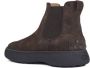 TOD'S Donkerbruine platte schoenen met logo Brown Heren - Thumbnail 3