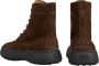 TOD'S Donkerbruine Veterschoenen met Chunky Zool Brown Heren - Thumbnail 2